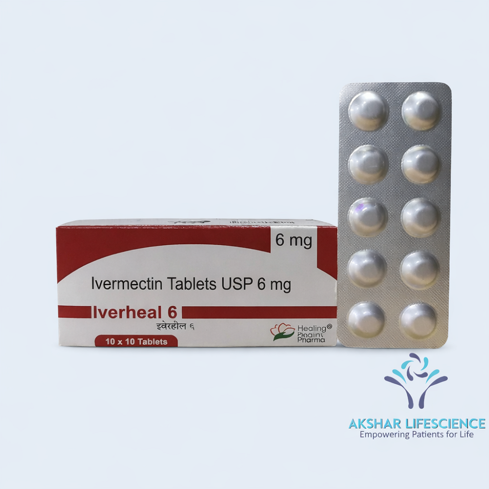 Iverheal 6 mg Tablet – Ivermectin Antiparasitic Medication