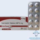 Iverheal 6 mg Tablet 1 Iverheal 6 mg – Ivermectin Tablets USP 6 mg | Healing Pharma