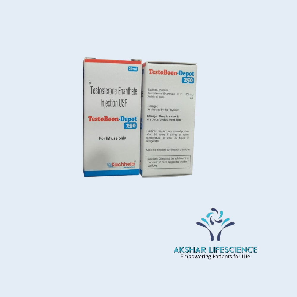 Testoboon Depot 250 Testosterone Enanthate Injection 20 ml Vial