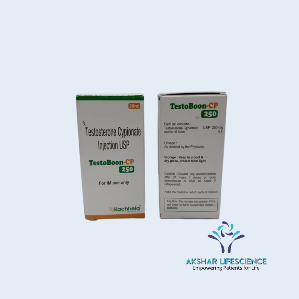 Testoboon-CP 250 mg Injection 20 ml vial Testosterone Cypionate