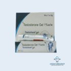 Testoheal Gel 1% w/w testosterone replacement therapy gel for male hypogonadism – topical TRT treatment pack