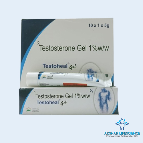 Testoheal Gel 1% w/w (Testosterone) 5 gm Testoheal Gel 1% w/w (Testosterone) 5 gm