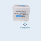 Mebentel Mebendazole 1000 mg tablet used for treating intestinal worm infections.