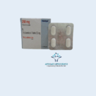 Triclabend 250 mg tablet strip used for treatment of parasitic infections containing triclabendazole.