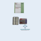 Triclabend 500 mg tablet strip used for treatment of parasitic infections containing triclabendazole.