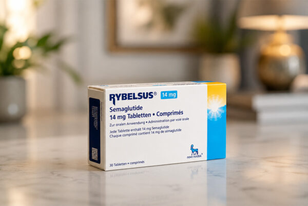 Rybelsus 14 mg: Uses, Benefits, Dosage, Side Effects & Safety Guide 5 Rybelsus 14 mg showing a before and after diabetes management lifestyle scene