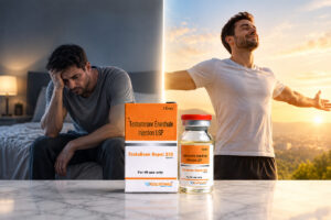 Testoboon Depot 250mg: Uses, Benefits, Dosage, Side Effects & Safety Guide 1 Testoboon Depot 250mg for testosterone deficiency concept
